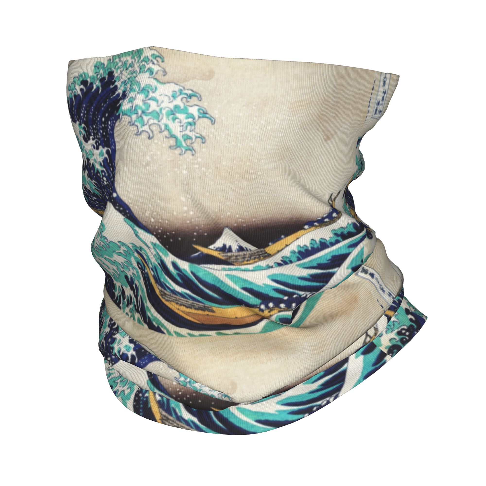 Neck Gaiter Fleece - A Grande Onda de Kanagawa -
