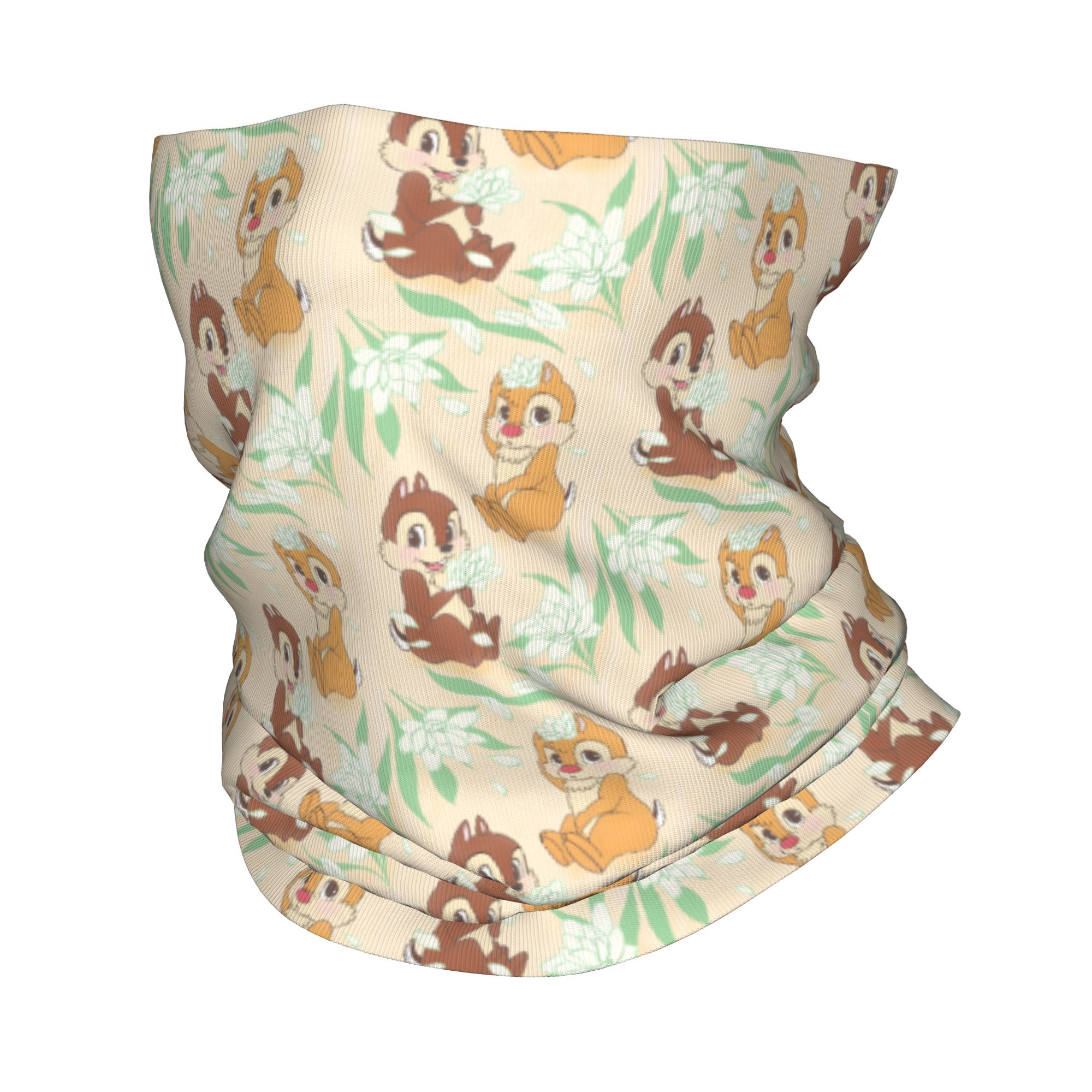 Neck Gaiter Fleece - Bandana Personalizada Fofa C-Chip e D-Dale,