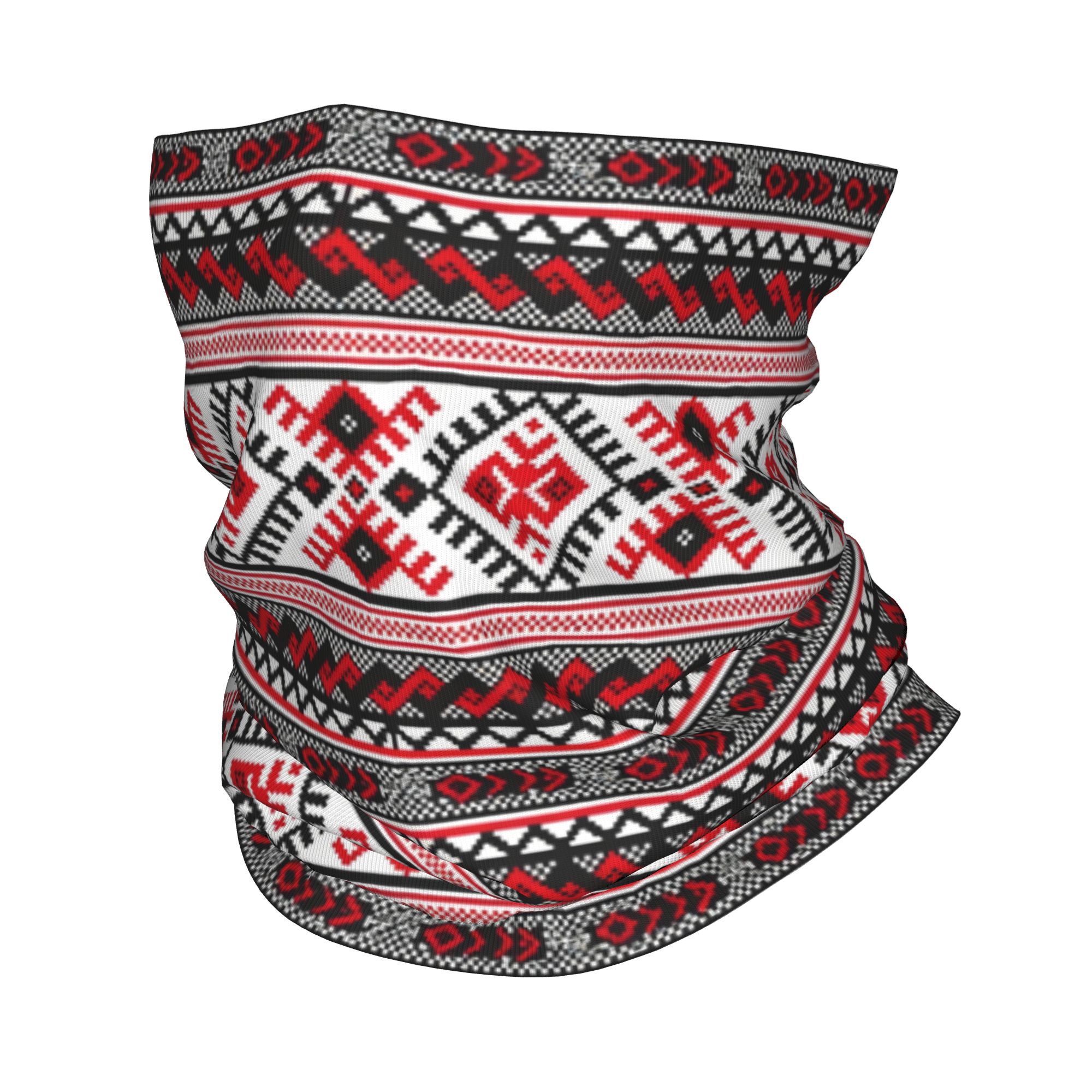 Neck Gaiter Fleece - Personalizado ucraniano vyshyvanka bordado pescoço gaiter