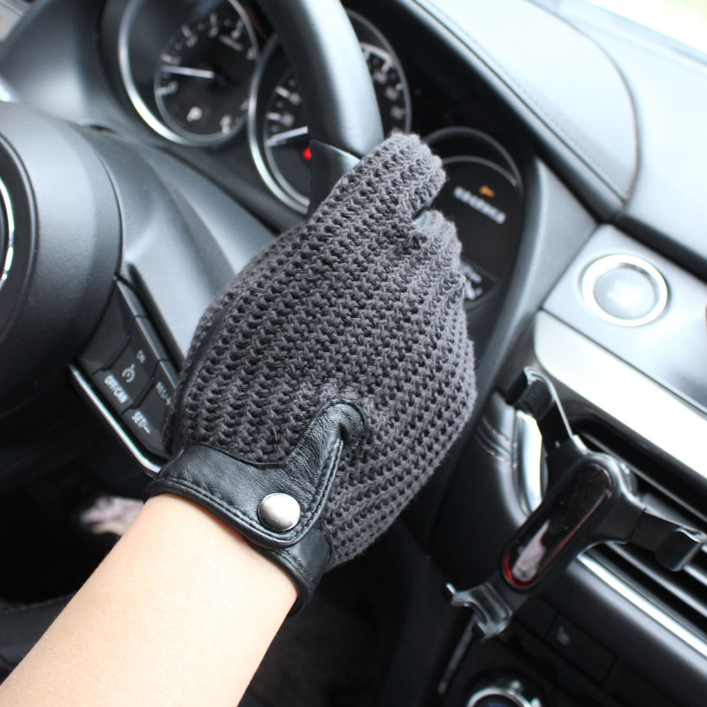 Luvas de Couro Masculinas de A - Touch Screen Gloves avaliação e preço