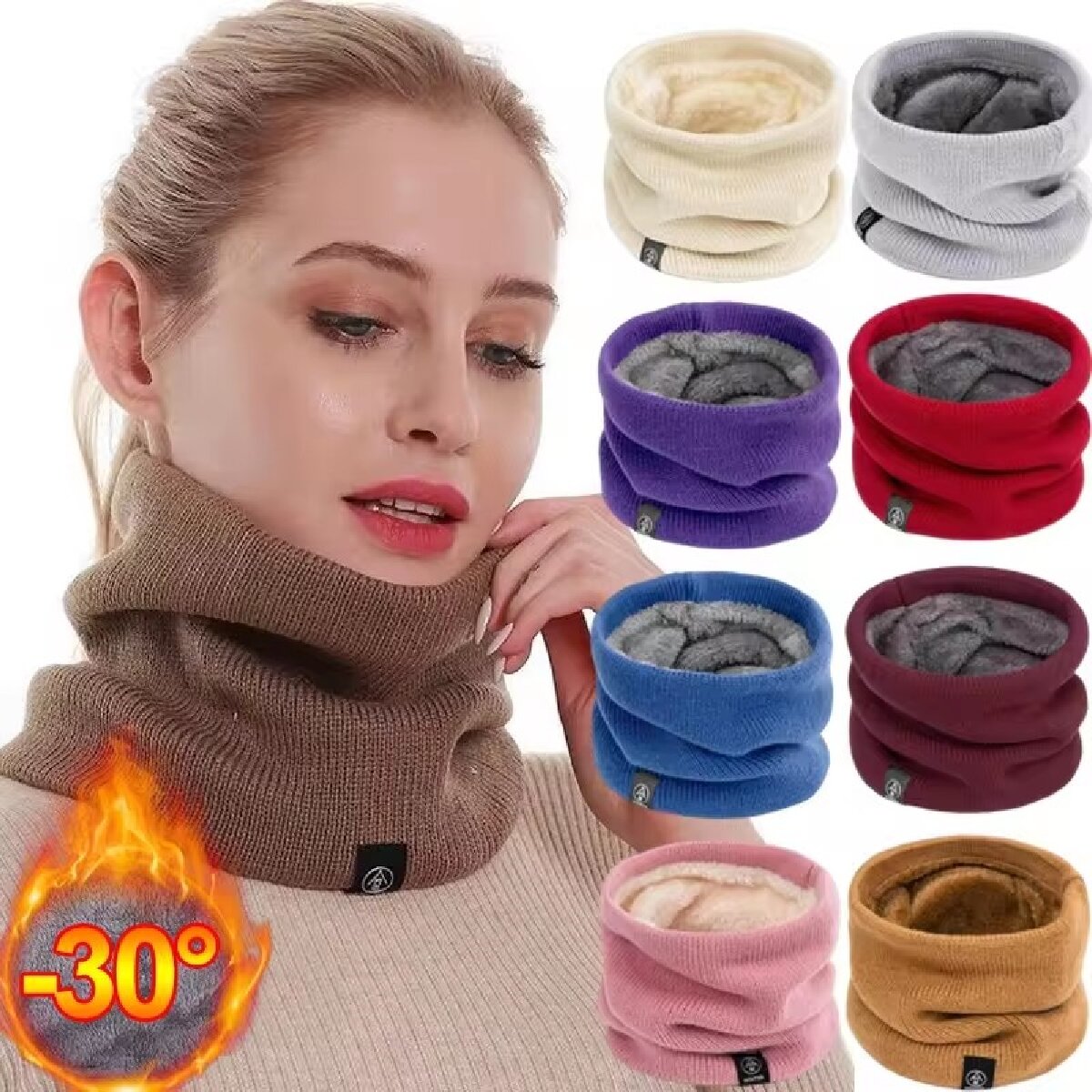 Cachecol de lã de inverno, mac - Winter Headband Fleece avaliação e preço