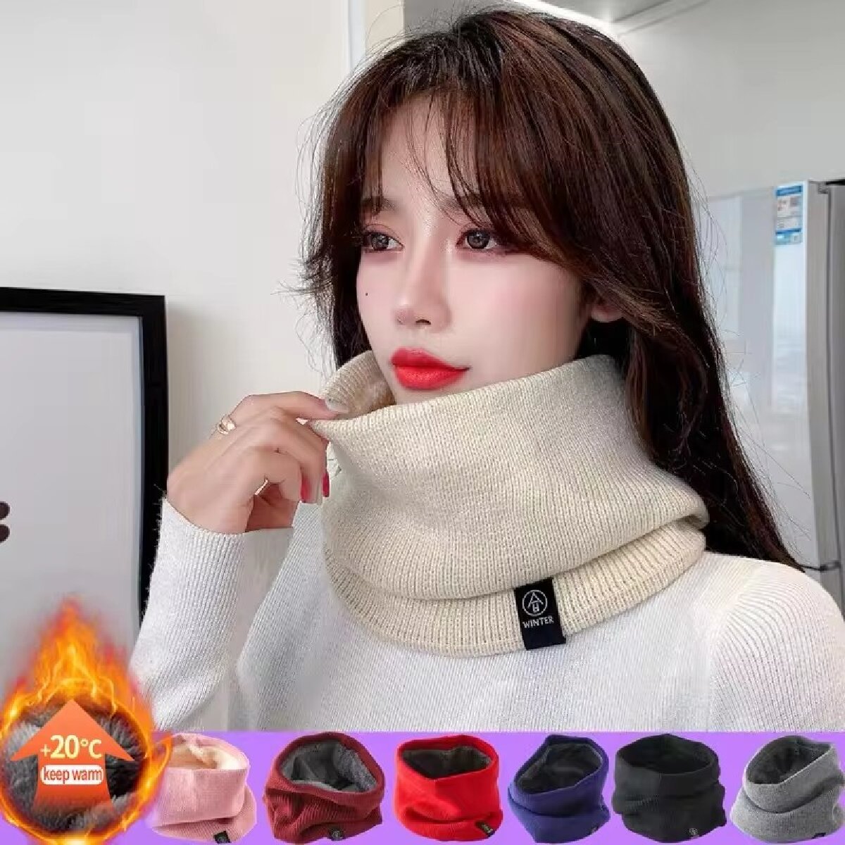 Cachecol de lã de inverno, mac - Winter Headband Fleece avaliação e preço