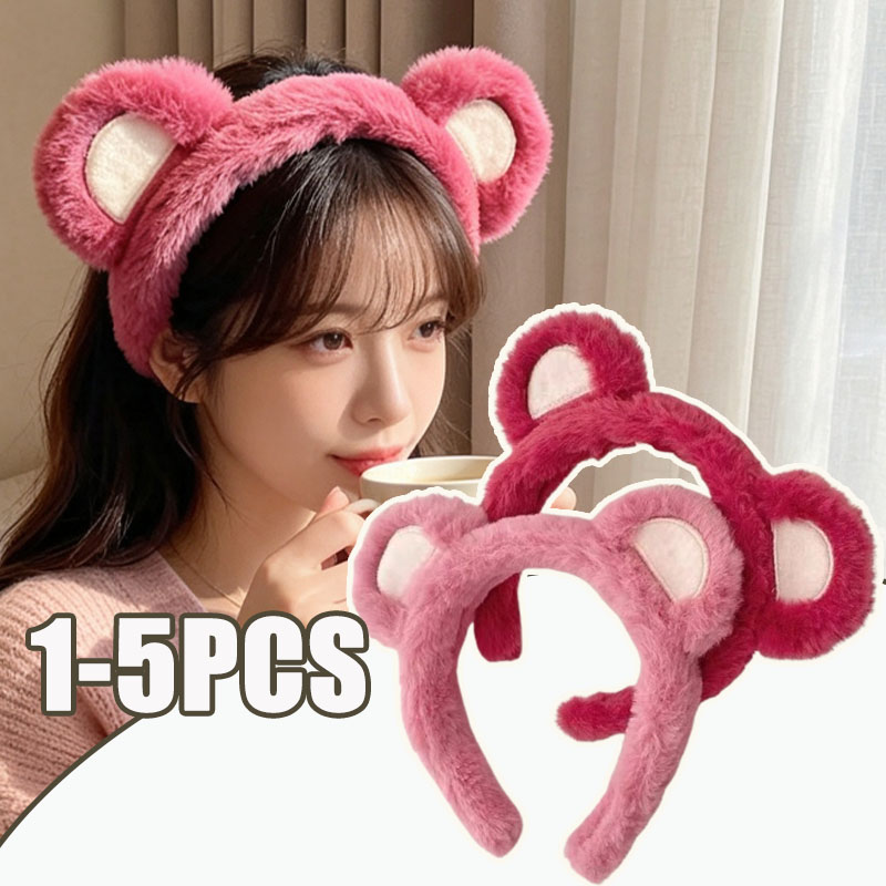 1-5 Peças Tiara de Pelúcia Fof - Winter Headband Fleece avaliação e preço