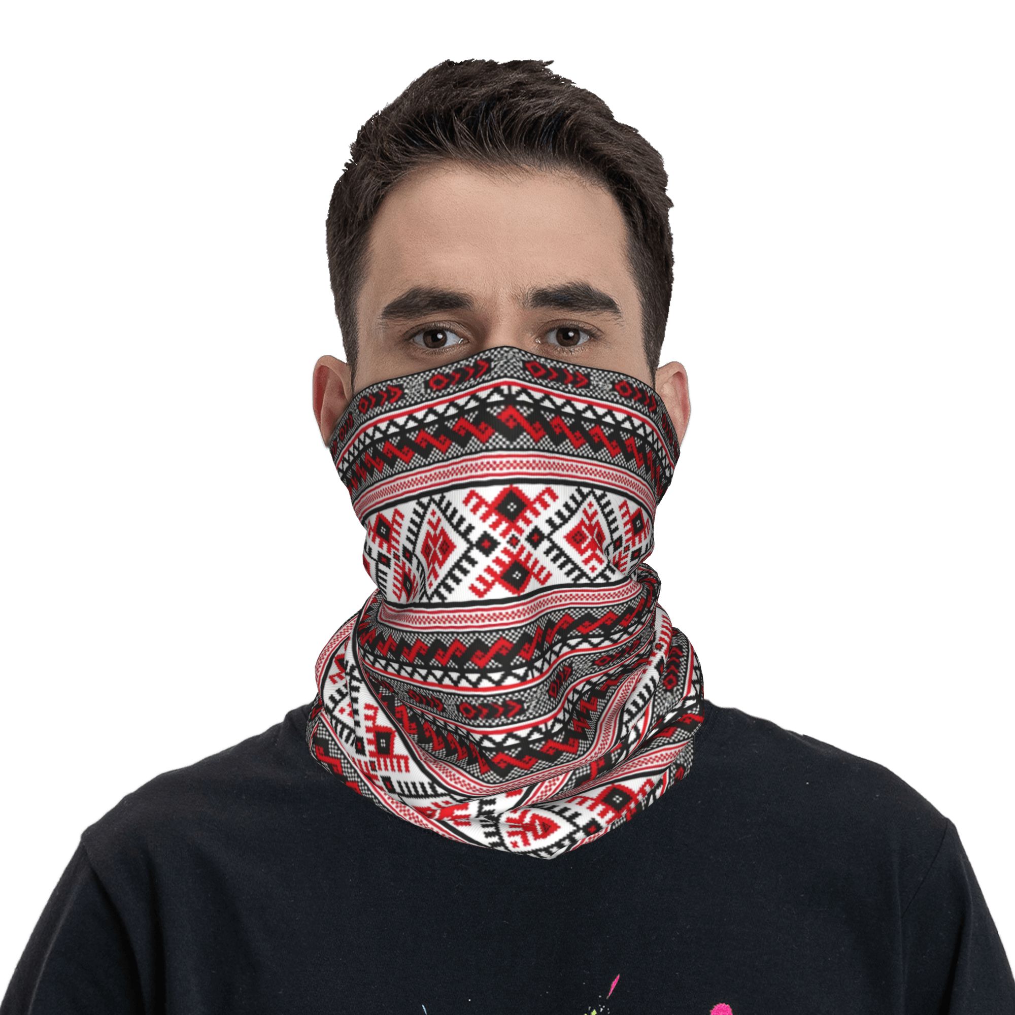 Personalizado ucraniano vyshyv - Neck Gaiter Fleece avaliação e preço