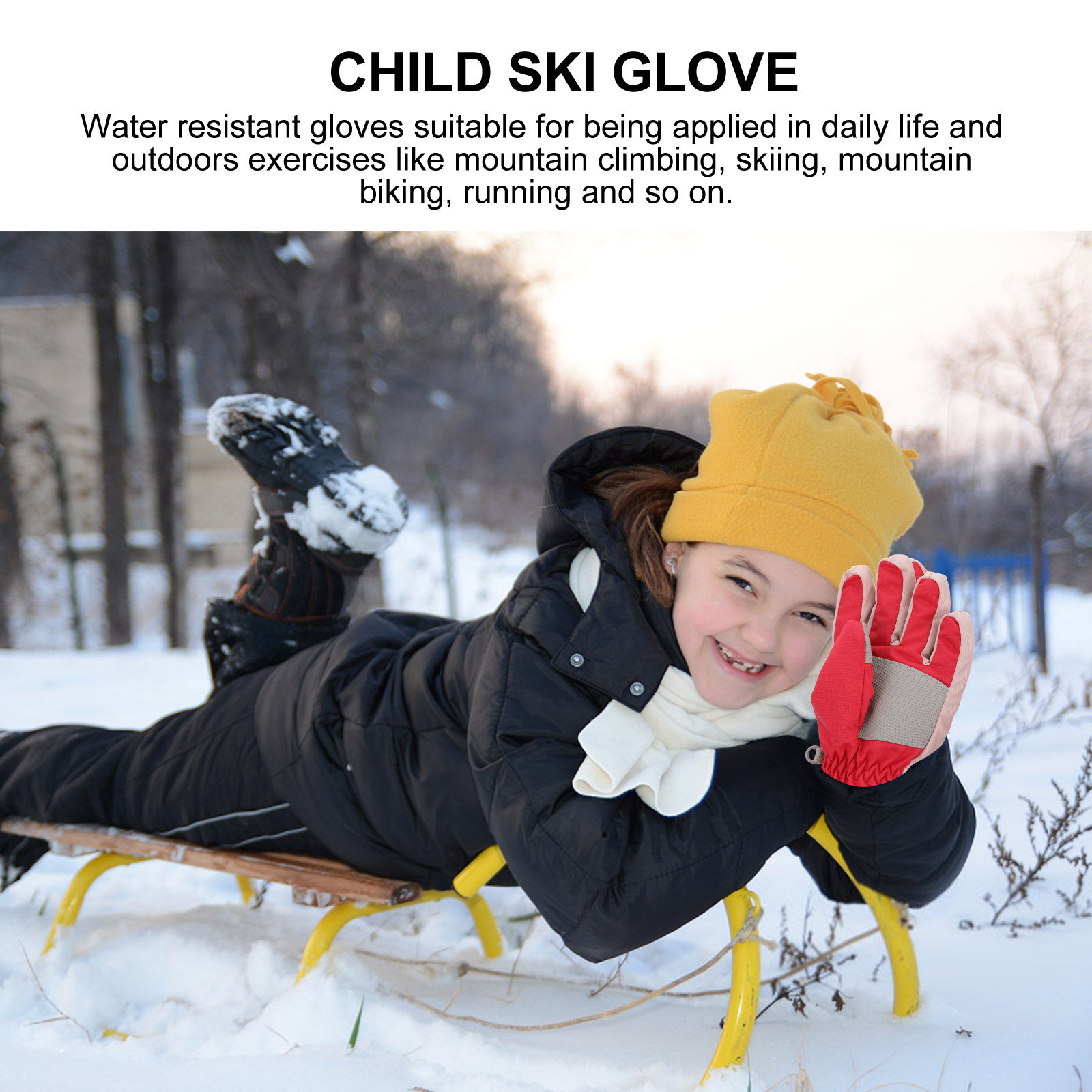 1 Par de Luvas de Esqui para C - Snow Glove Insulated avaliação e preço