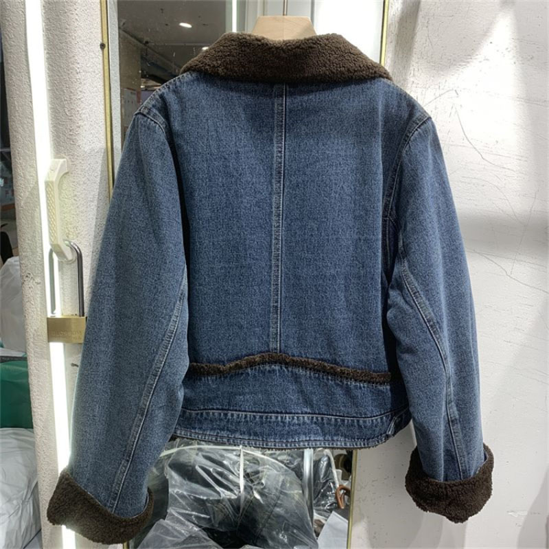 Casaco denim espesso de invern - Down Jacket Packable avaliação e preço