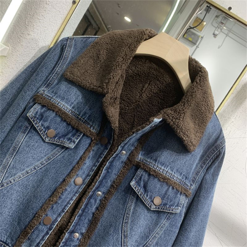 Casaco denim espesso de invern - Down Jacket Packable avaliação e preço