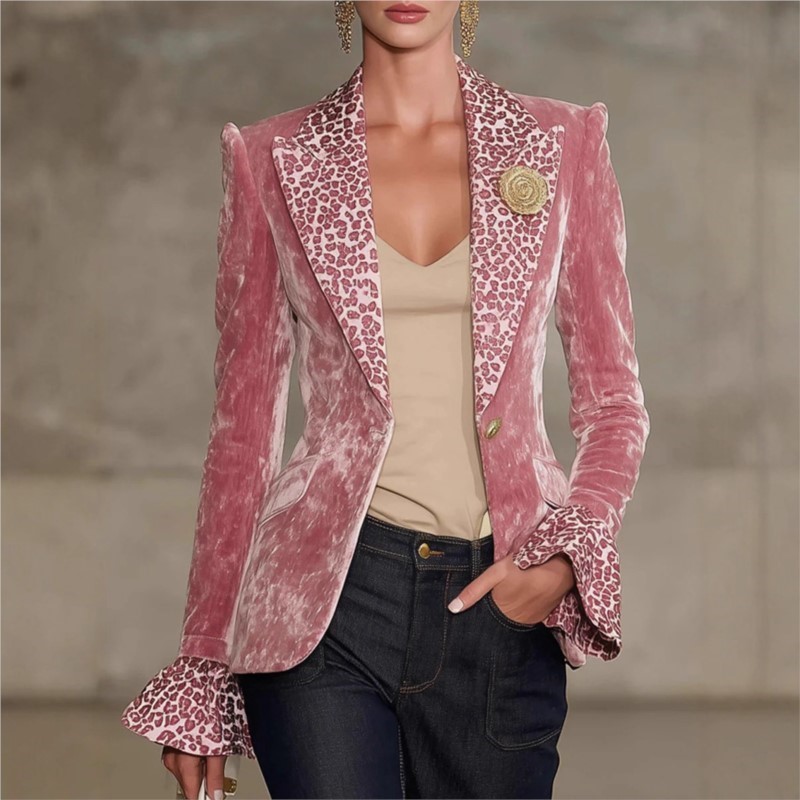 Luxo cor sólida veludo blazer  - Down Jacket Packable avaliação e preço