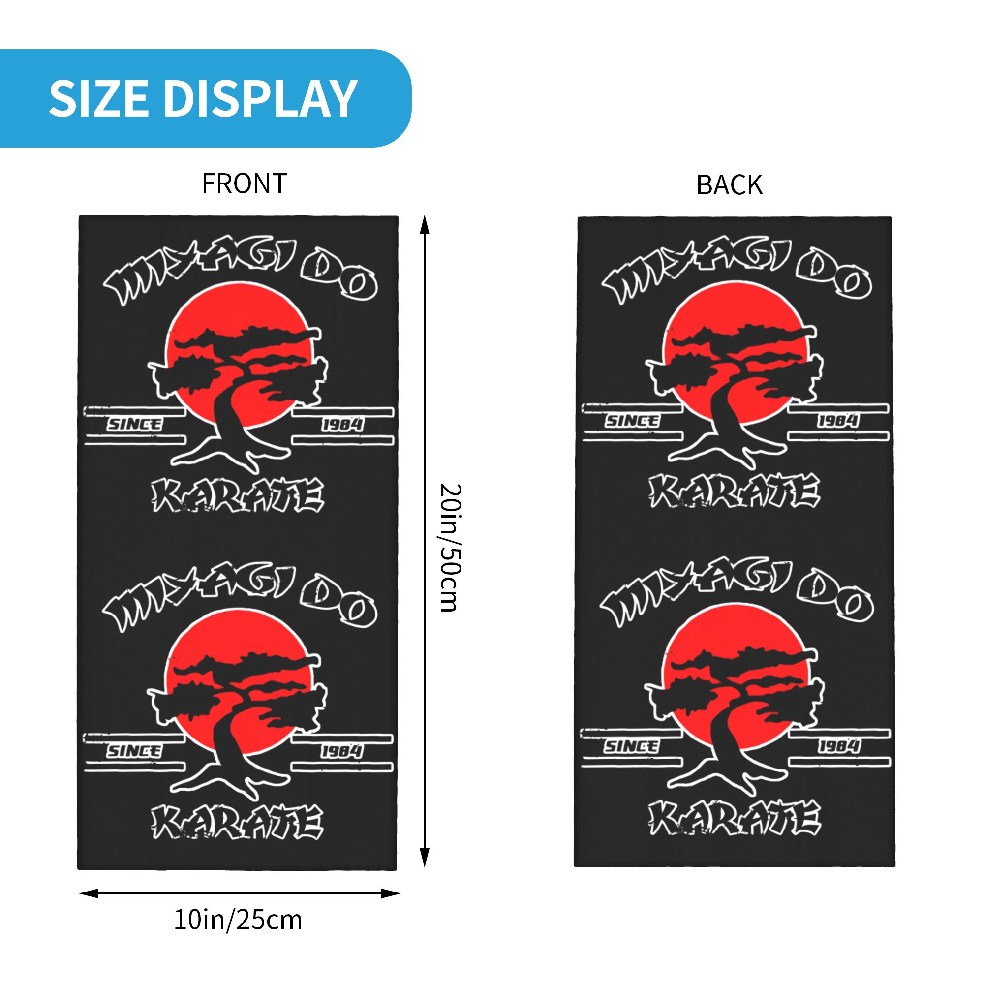 Personalizado k-karates retro  - Neck Gaiter Fleece avaliação e preço