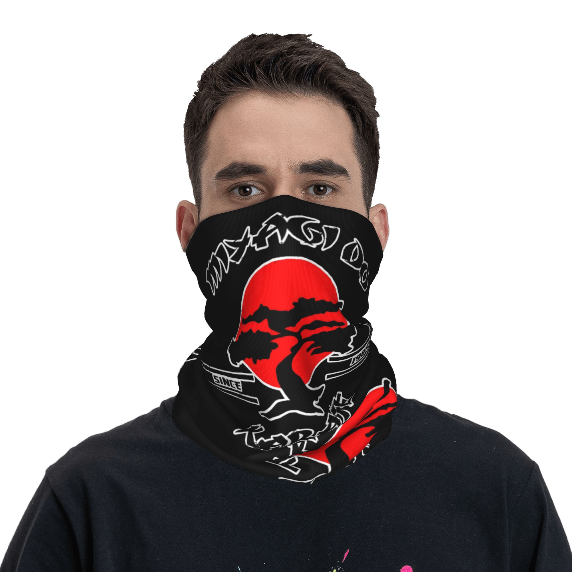Personalizado k-karates retro  - Neck Gaiter Fleece avaliação e preço