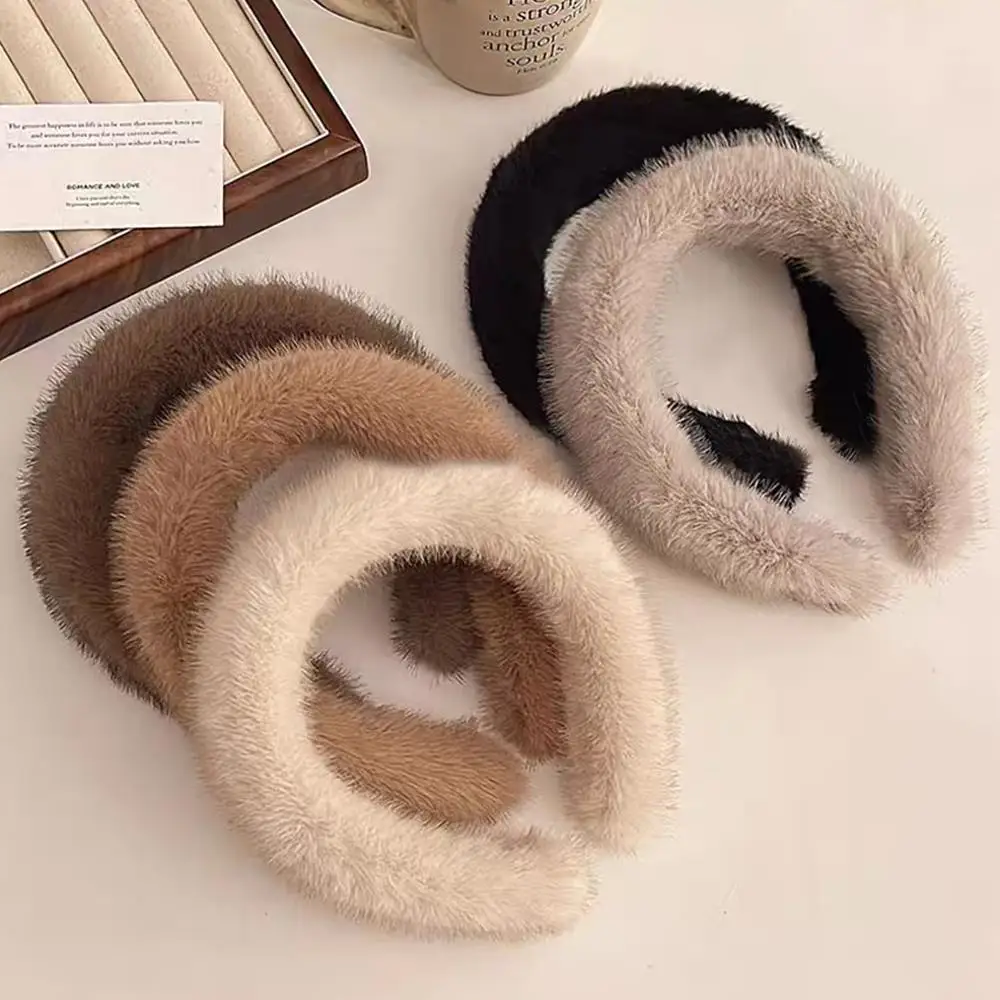 2025 outono inverno pele de vi - Winter Headband Fleece avaliação e preço