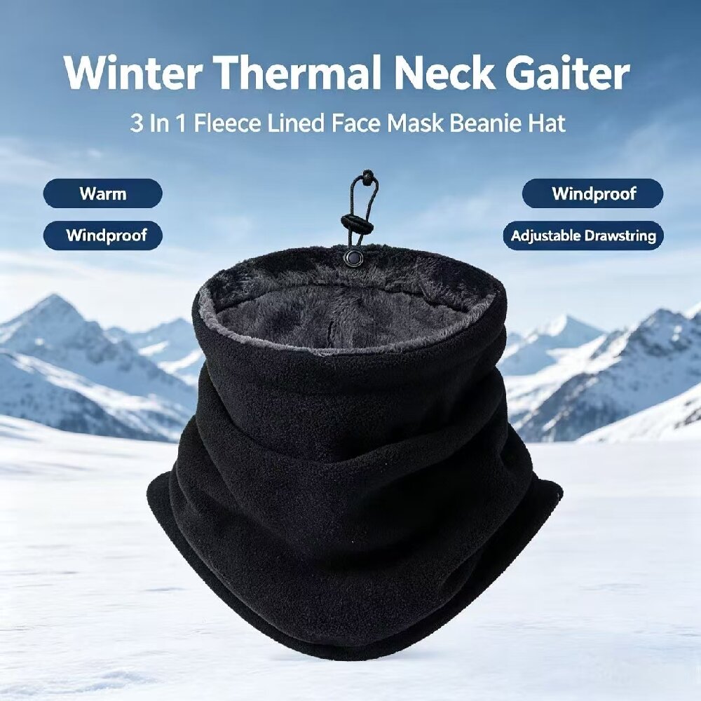 Máscara Térmica de Inverno par - Neck Gaiter Fleece avaliação e preço